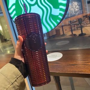 NWT Maroon Studded Starbucks Tumbler